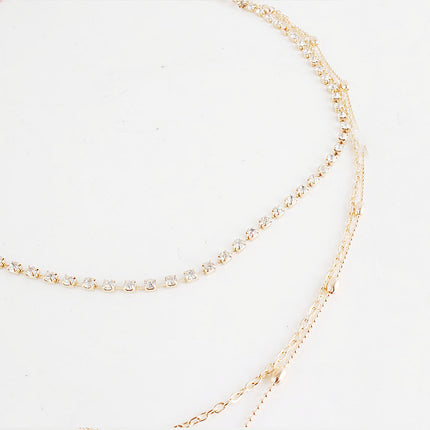 Long Multilayer Beads Chain Pendant Pearl Necklace - FASHION SHEGOODS LLC