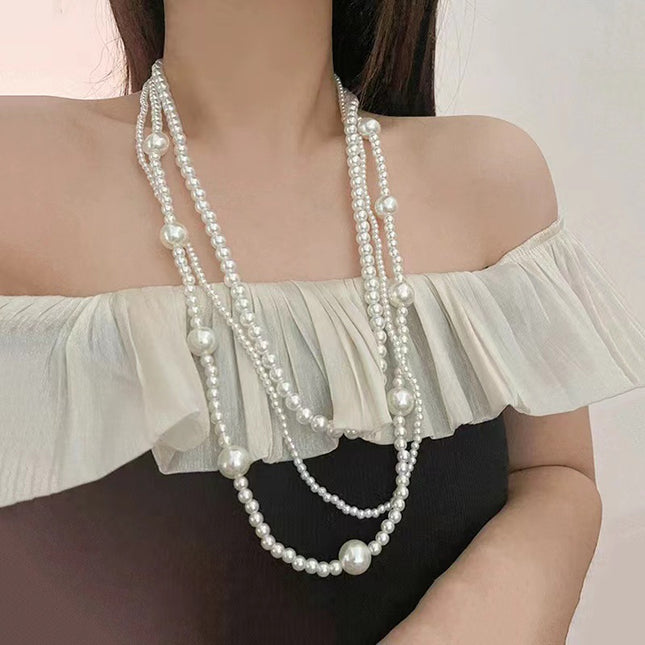 Multi Layer Statement Necklace Women - FASHION SHEGOODS LLC