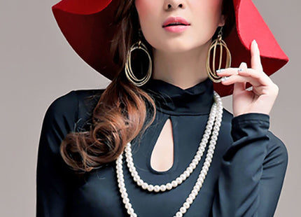 150cm Multi-layer Long Pearl Necklace for Women