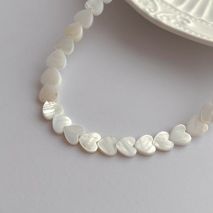 Natural Shell Love Heart Necklace