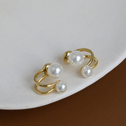 Irregular Pearls Post Earring - FASHION SHEGOODS LLC