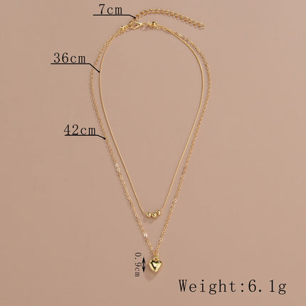 Heart Double Layer Necklace