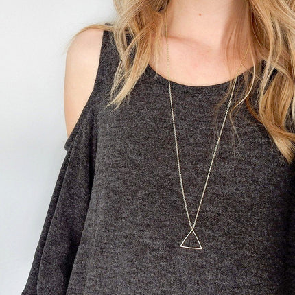 Triangle Charm Necklace