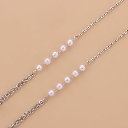 Pearl Beaded Sunglasses Chain Glasses Holder