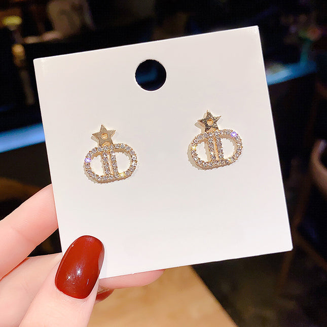 Stone Star Earrings