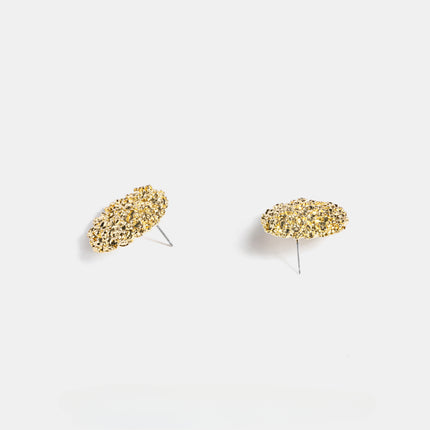 Big Geometric Round Earrings