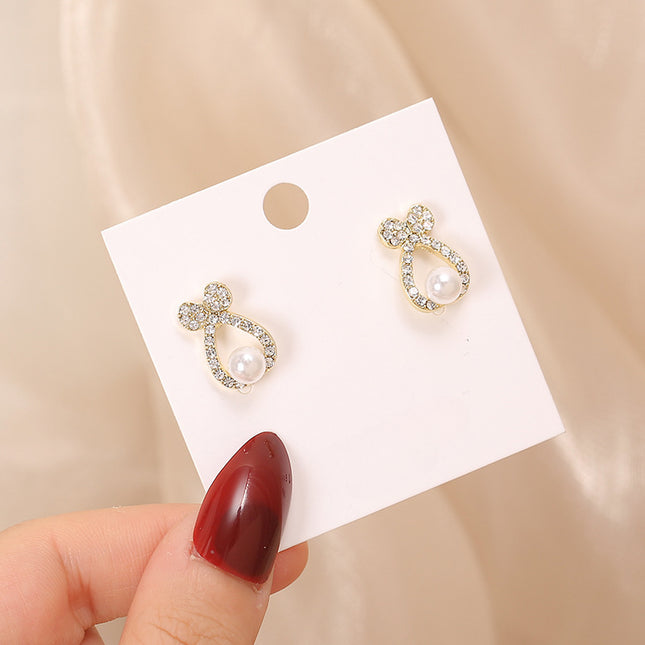 Fashion Jewelry Cute Bow Geometric Earrings